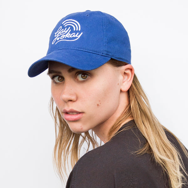Casquette de baseball "Gay Okay" - Bleu royal