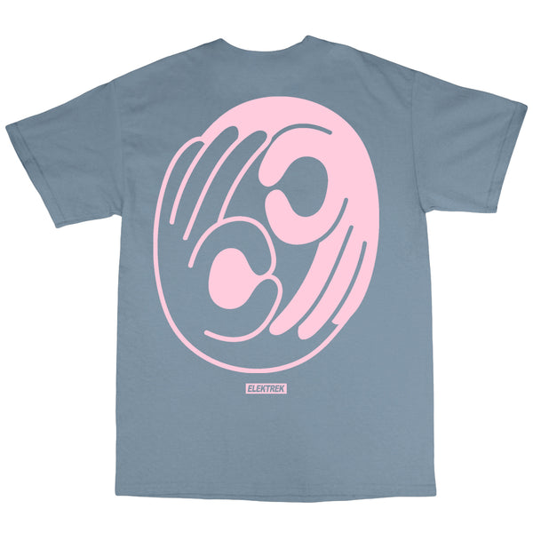 Okay Okay - Slate Blue T-Shirt