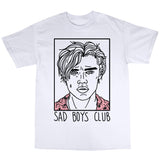 T-Shirt "Sad Boys Club (Leo) - Blanc