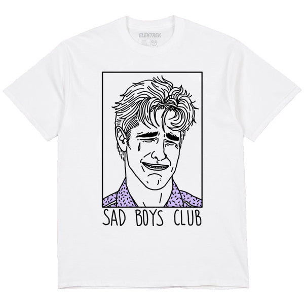 Sad Boys Club (Dawson) - White T-Shirt