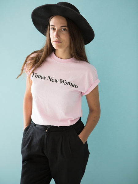 T-shirt "Times New Woman" - Rose