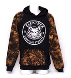 Chandail à capuche "Tiger Acid Wash"