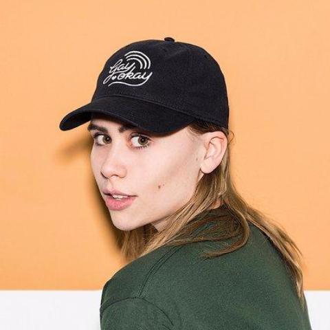 Casquette baseball "Gay Okay" - Noir