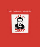 Manche longue "Life Ain't Yeezy" - Rose