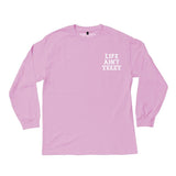 Manche longue "Life Ain't Yeezy" - Rose