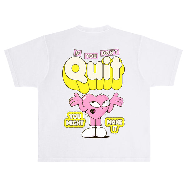 Adam "If You Don't Quit" White Boxy Tee