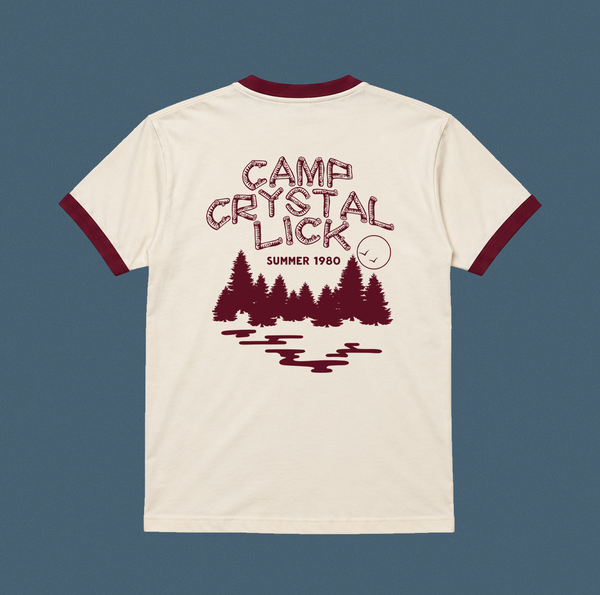 Camp Cyrstal Lick Ringer T-Shirt
