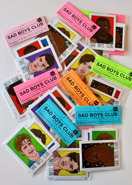 Paquet d'autocollants "Sad Boys"