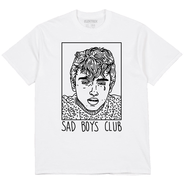 T-shirt "Sad Boys Club (Timothée Chalamet)" - Blanc