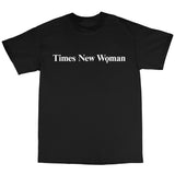 T-shirt "Times New Woman" - Noir