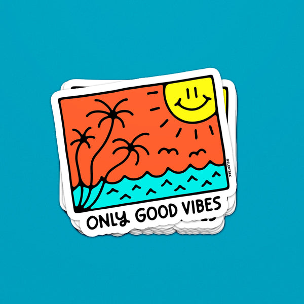 Autocollants "Only Good Vibes"