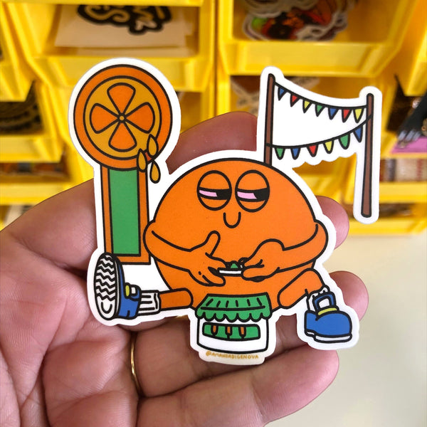 Montreal Orange Julep Sticker