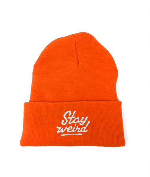 Stay Weird - Hunters Orange Ltd Beanie